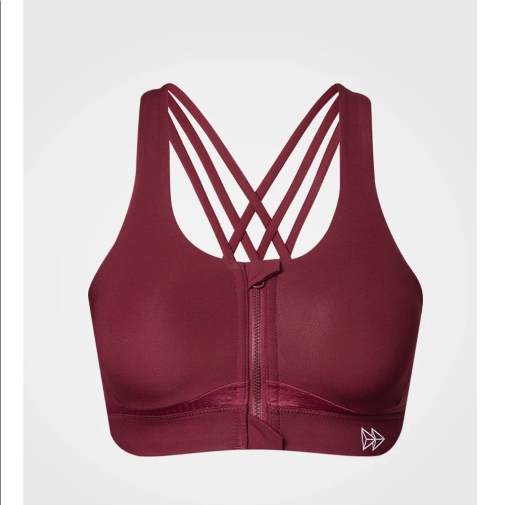 Yvette High Impact Sports Bra with Strappy Back